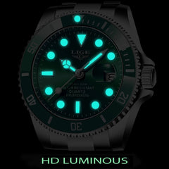 Waterproof Quartz Three Hand Watch