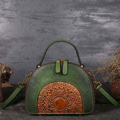 Multifunctional Vintage Leather Crossbody Tote Bag