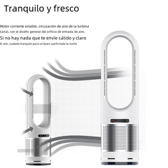 Leafless Fan and Heater with Air Purification Function