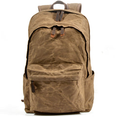 Mu Chuan Waxed Canvas Backpack for Men and Women