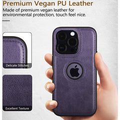 Ultra Thin Shockproof Leather Case for iPhone 15-11 Pro