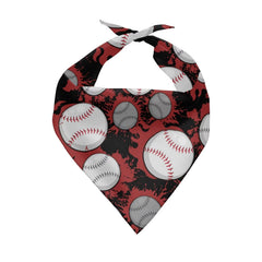Snilety Baseball Summer Dog Bandana for Dog Boys Pet Scarf Bulk Black Puppy Bandana Soft Traingle Bibs Pet Scarf Accessoires for Small Medium Large Salive Towel