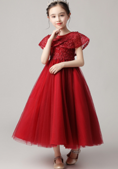 2020 New Girls' Tulle Princess Dress for Events