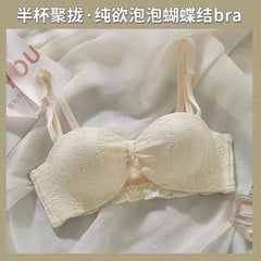 Strapless Push-Up Bra Set for Small Busts