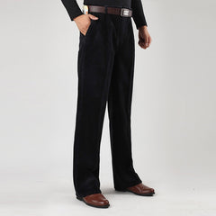 Men's Thick Corduroy Casual Pants for Middle-aged (1pc)