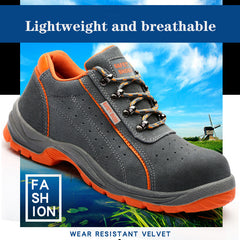 Men's Steel Toe Non-Slip Welding Safety Work Shoes