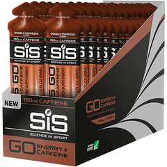 Science in Sport Energy Gel Pack 30 Pack Energy Gels + Caffeine 22g Fast Acting Carbs Endurance Sport Gels Double Espresso 2 Fl Oz (Pack of 30)