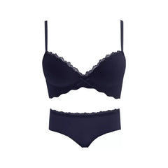 Seamless Push-Up Wireless Bra Set for Small Bust