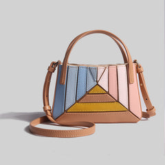 Fashionable Pleated Mini Portable Messenger Bag for Women