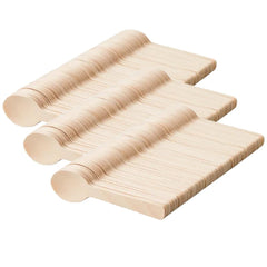 300 Pcs mini wooden spoons 4-inch lengthnatural birch wood biodegradable utensils cutlerymini wooden spoons for home or outdoor party. Wood color