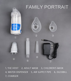 Silent Nebulizer for Kids and Adults, Home Use