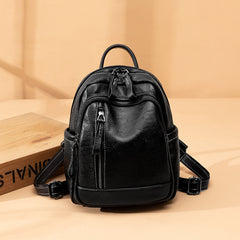 Women's All-Match Black Personality Backpack