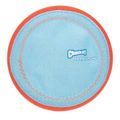 Chuckit Paraflight Large 9.5" Diameter Rubber and Canvas Aerodynamic Flying Disc Paraflight (4-Pack) (4 Items)