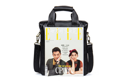 Men's Genuine Leather Shoulder Tote Bag