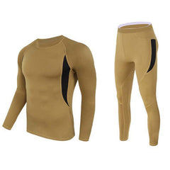 Men's Thermal Cycling Base Layer Set for Fall and Winter