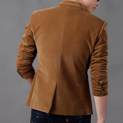 Slim Men's Blazers - Trendy and Comfortable Fashion