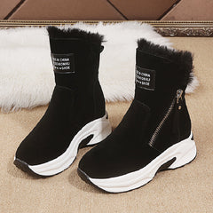 Thick-Soled Plus Velvet Warm Casual Cotton Shoes