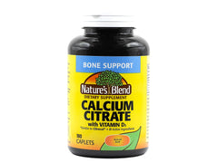 Natures Blend Calcium Citrate with D3 100 Cplts
