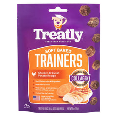 Treatly Soft Baked Trainers Chicken & Sweet Potato w/Collagen Dog Treats - 5oz/1 Pack