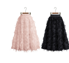 Thin Long Half-Length Skirt for Women