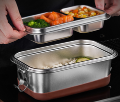 304 Stainless Steel Compartment Lunch Box with Seal