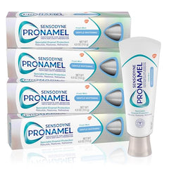 Sensodyne Pronamel Gentle Teeth Whitening Enamel Toothpaste for Sensitive Teeth to Reharden and Strengthen Enamel Amazon Exclusive Fresh Mint - 4 Ounces (Pack of 4)