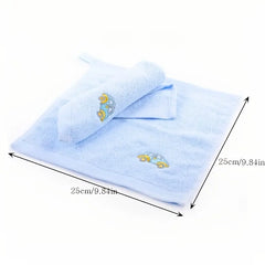 Cute Cotton Cartoon Hand Towel - Square Washcloth