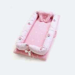 Portable All-Cotton Folding Bionic Baby Bed