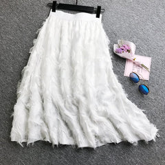Thin Long Half-Length Skirt for Women
