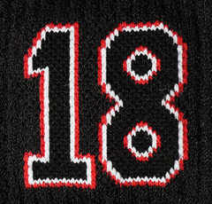 Custom Black Sport Socks with Unique Texture Design