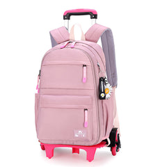 Women's Simple Fashion Trolley School Backpack
