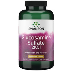 Swanson Glucosamine Sulfate 2Kcl 500 Milligrams 250 Capsules