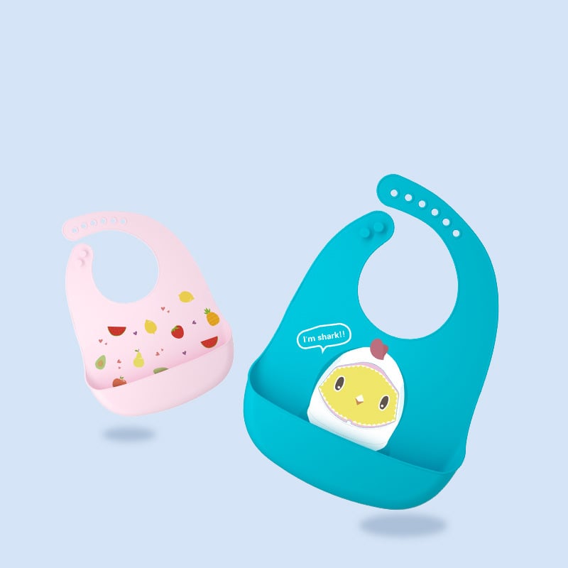 Baby Bib with Rice Pocket