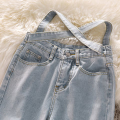Trendy Slim Fit Casual Ladies' Street Jeans