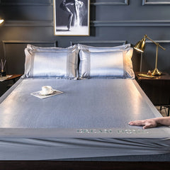 800D Embroidered Ice Silk Cooling Mat Set (3 Pieces)