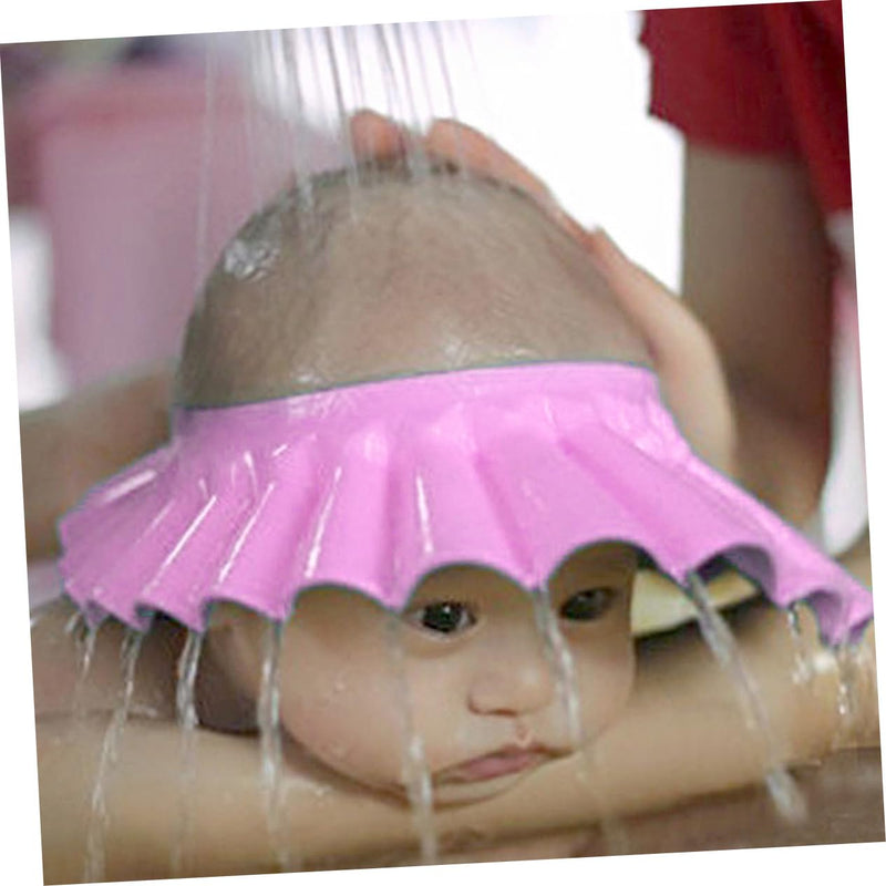Beatifufu kids shampoo wash hair hat kids bathing bath cap silicone kids shower hat hair rinser hat kids bathing hats bath visor ear protector wash hair shield cap sun visor child adjustable