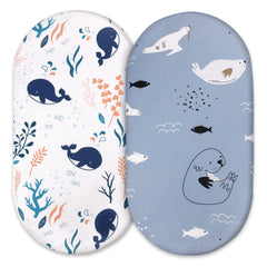Elastic Printed Fitted Sheet for Baby Cradle & Changing Table