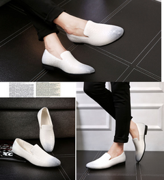Versatile British Men's Leather Loafers