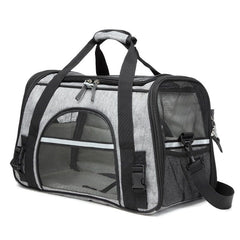 Large Foldable Pet Carrier Backpack for Dogs and Cats