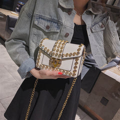 Rhinestone Chain Shoulder Bag
