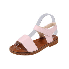 Low-Heel Square Toe Velcro Beach Shoes