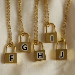 Trendy Layered Stainless Steel Cross Heart Lock Necklace