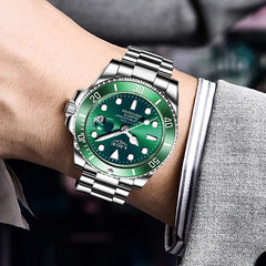 Waterproof Quartz Three Hand Watch