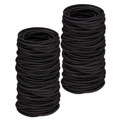 200PCS Small Hair TiesNo Crease Baby Hair TiesElastic Hair Ponytail Holder Hair Accessories for Baby Girls Infants Toddlers KidsBlack