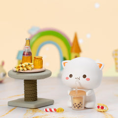Peach Cat Second Series Lucky Cat Blind Box Figurine