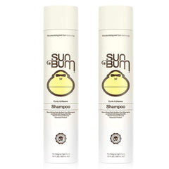 Sun Bum Curls & Waves Moisturising Shampoo – Vegan & Cruelty-Free (2 x 10oz)