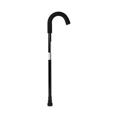 Medline Aluminum Cane Walking Aid is Portable & Lightweight Helps Seniors & Adults with Balance Knee Injuries Leg Surgery Recovery & Mobility