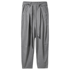 Chinese Style Men's Casual Loose Cotton Linen Trousers