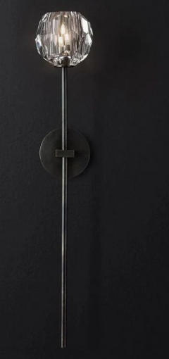 Balle Clear Crystal Grand Wall Sconce (One Piece)