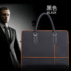 Leather Briefcase and Crossbody Men's Bag